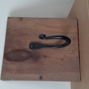 Rustic hook decor